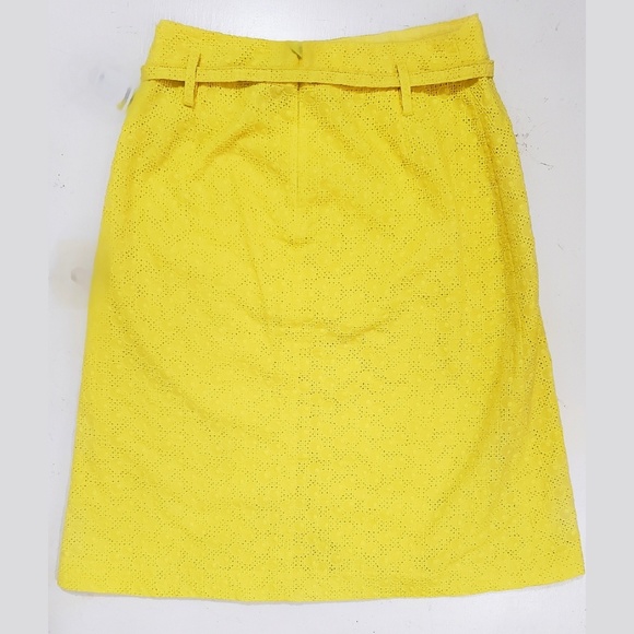 Express Yellow Studio Design A-Line Skirt - Picture 2 of 3